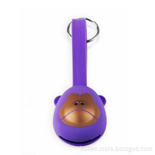 2-in-1 silicone key chain USB cable charging and sync data for smartphones